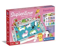 Clementoni - 16385 - Sapientino Bambina - Banquet avec Cartes d'activité et stylos interactifs, Jeu éducatif 3 Ans, électronique (Version en Italien) - Made in Italy