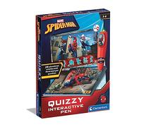 Clementoni - 16452 - Sapientino Quizzy Marvel Spiderman - Cartes éducatives et Stylo interactif, Jeu éducatif 3 Ans, électronique parlante, Made in Italy