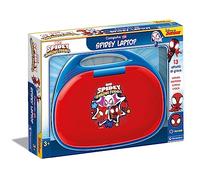 Clementoni - 16454 - Ordinateur Kid Marvel Spidey and His Amazing Friends Laptop - Jeu éducatif électronique Parlant, Ordinateur Portable Enfants 3 Ans, Technologie, Portable