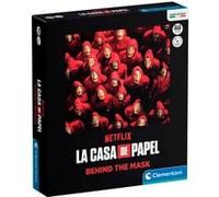 Clementoni - 16637 - La CASA de Papel/Money Heist - Behind The Mask - Jeu de Plateau ludique - Jeu de société Famille - de 2 à 5 Joueurs - fabriqué en Italie, Jeu la CASA de Papel Multicolore