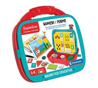 Clementoni - 16715 - Sapientino - Mallette magnétique Nombres et Formes - Jeu éducatif pour Apprendre Les numéros, Tableau magnétique, Jeu Enfants 3-6 Ans, Made in Italy