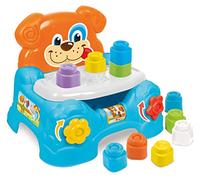 Clementoni-17080 Bebe Soft Clemmy Fauteuil Porte Briques, Caricature, 17080, Multicolore
