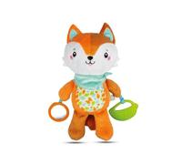 Clementoni - 17271 - Doudou Renard - Doudou et Peluches d’éveil et de Premier âge, 0 Mois et Plus Multicolore