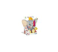 Clementoni - 17297 - Peluche Premières activités - Disney Dumbo - Jouet bébé, 6 Mois et Plus Multicolore