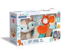 Clementoni - 17320 - Spirale Raton-Laveur - Spirale d’activité pour Poussette - 100% Lavable en Machine, 0 Mois et Plus