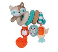 Clementoni - 17320 - Spirale Raton-Laveur - Spirale d’activité pour Poussette - 100% Lavable en Machine, 0 Mois et Plus