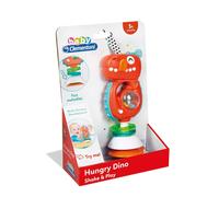 Clementoni 17330 Interactive Rattle, Multicolored (Dinosaur), 3-36 MESI Rattle I