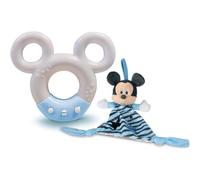 Clementoni - 17397 - Projecteur Disney Baby Mickey - veilleuse Musicale et Lumineuse - Peluche Lavable en Machine, 0 Mois et Plus