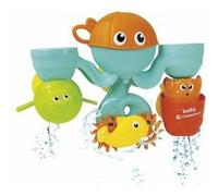 Clementoni Centre d'activités aquatiques 17458 – Jeu de bain avec jets d'eau et animaux marins, dès 10 mois