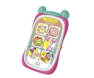 Clementoni - 17712 - Disney Baby - Minnie - Smartphone Baby Minnie Interactif pour Bébés et Jeunes Enfants de 6 à 36 Mois - Jeu d'Eveil - avec Touches et Boutons Interactifs