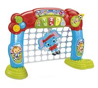Clementoni - 17748 - Tire et Marque Goleador Evolution - Porte de football parlante pour enfants avec ballon, jeu éducatif et interactif (en italien et en anglais), pour enfants 18 mois, fabriqué en