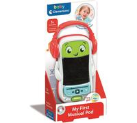 Clementoni 17926 My First Musical Pod, jeu musical électronique et interactif pour les enfants de 3 à 6 mois, centre d'activité son et lumière, multicolore