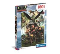 Clementoni - Puzzle Enfant 180 Pièces Dragontrainer - Fabriqué en Italie, 29793