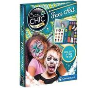 Clementoni – Peinture paillettes Face Art Crazy Chic 18605 – Non-toxique, lavable, dès 6 ans