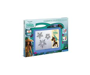 Clementoni - 18615 - Ardoise Magique - Disney Raya - Tableau avec Panneau arrière, Planche à Dessin magnétique pour Enfant - Loisir créatif, 4 Ans et Plus
