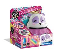 Clementoni - 18694 - Crazy Chic Beauty - Lovely Ballerina Make Up - Kit de Maquillage Panda Danseuse pour Enfants - avec Vernis et Lime à Ongles - Modèles à Collectionner