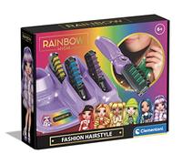 Clementoni - 18709 - Cheveux Multicolores - Rainbow High - Peigne Coloration Cheveux, Craie Cheveux Enfant, Décoration Cheveux Fille, Accessoires pour Cheveux, Loisir Créatif Enfant 6 Ans