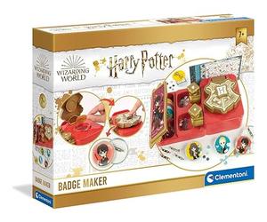 Clementoni - 18714 - Harry Potter - Machine à Badges, 7-10 Ans