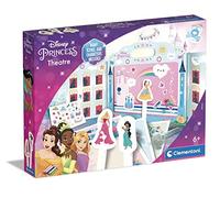 Clementoni - 18727 - Disney Princess Theatre - Théâtre en Carton à Construire, avec Princesses Disney, pour Inventer des Histoires, Jeu créatif Fille 7 Ans - Fabriqué en Italie