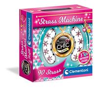 Clementoni - 18728 - Crazy Chic - Recharge Strass Machine - Recharge Gemmes Clementoni (3 Couleurs), Pierres précieuses adhésives scintillantes pour strass Machine, strass pour tissus, autocollants de