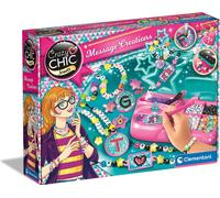 Clementoni 18772 Art & Craft Crazy Chic-Message Creations, Jouets pour enfants 7-10 ans-18772, Noir, M