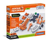 Clementoni - 19161 - Action Et Réaction - Expansion Binaires Longues, Articles Et Croisés - Made in Italy - Set Expansion Piste - Jeu Scientifique pour Enfants De 6 Ans, Italien