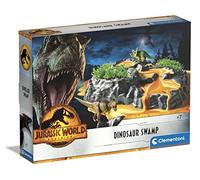 Clementoni 19206 Jurassic World 3 - Paysage Dinosaure, kit de Construction créatif pour créer Un Paysage Contemporain, expériences passionnantes pour Les Petits chercheurs à partir de 6 Ans