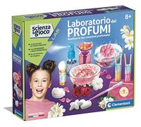 Clementoni - 19346 - Science Et Jeu Lab - Le Laboratoire des Parfums - Kit pour Réaliser des Parfums, Laboratoire pour Filles De 8 Ans (Jeu en Italien), Made in Italy