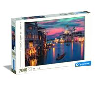 Clementoni 2000-Teile Puzzle für Erwachsene - Venedig Kanal - Klassisch - Mehrfa