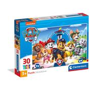 Clementoni | Puzzle Paw Patrol pour Enfants 3 Ans+ | 30 Pièces SuperColor | Motricité, Observation, Logique | Personnages Nickelodeon | Format 33,5 x 23,5 cm | Carton Recyclé | Pièces Manquantes