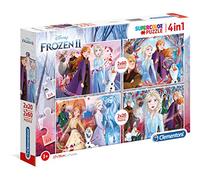 Clementoni - 21307 - Supercolor - Disney - La Reine des Neiges 2-2 x 20 Pièces et 2 x 60 Pièces - Puzzle 4 en 1 du Film d'Animation - Jeu de Création et Logique pour Enfants à partir de 3 Ans