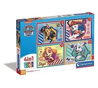 Clementoni - 21526 - Puzzle 4 en 1 - Pat' Patrouille - 4 Puzzles de 12, 16, 20 et 24 pièces - Jeu Educatif, de Réflexion et de Patience - 19 x 14 Cm - Ã€ Partir de 3 Ans