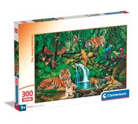 Clementoni 21721 Jigsaw Jungle Retreat 300 Pieces-Supercolor Children 9-11 Years