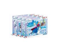 Clementoni 22226 - Supercolor Puzzle 4er Set - Frozen (15 Pièces) 4 Motifs