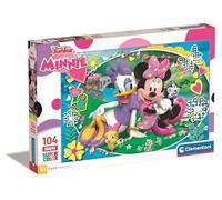 Clementoni - 23708 - Disney SuperColor - Disney Junior - Minnie - 104 Pièces - Puzzle - Jeu de Création et Logique pour Enfants à partir de 4 Ans et plus