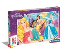 Clementoni – Puzzle Supercolor – 104 pièces Maxi – Princess