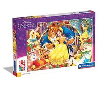 Clementoni - 23745 - Supercolor - Disney - La Belle et Le Clochard - 104 Pièces - Puzzle du Film d'Animation - Jeu de Création et Logique pour Enfants à partir de 6 Ans et Plus