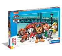 Clementoni 23755, Paw Patrol Supercolor Maxi Puzzle for Children - 104 Pieces, A