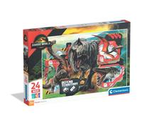 Clementoni Puzzle enfant Jurassic World Maxi – 24 pièces – 3 ans et + – Dinosaures