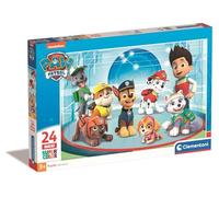 Clementoni - 24211 - Supercolor - Pat' Patrouille - 24 Maxi Pièces - Puzzle du Dessin Animé - Jeu de Création et Logique pour Enfants à partir de 3 Ans et Plus -