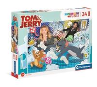 Clementoni - 24212 - Supercolor Puzzle - Tom & Jerry - 24 Maxi pièces - Puzzle Enfant - fabriqué en Italie, 3 Ans et Plus