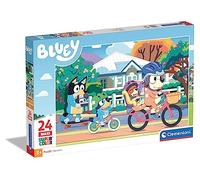 Clementoni - 24234 - Supercolor Puzzle - Bluey - 24 Maxi Pièces - Puzzle Enfants 3 Ans, Puzzles Dessins Animés - Fabriqué en Italie