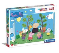 Clementoni - 24237 - Supercolor Puzzle - Peppa Pig - 24 Maxi Pièces, Puzzle Enfants 3 Ans, Puzzle Dessin Animé - Fabriqué en Italie