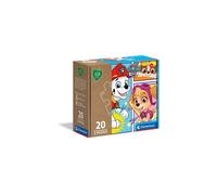 Clementoni Puzzle Supercolor Play for Future 24782 Pat'Patrouille - Boîte 2x20 pièces 3 ans