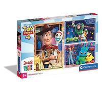Clementoni - 25242 - Disney - Supercolor - 2 x 60 Pièces - Toy Story - Puzzles du Film d'Animation - Jeu de Création et Logique pour Enfants à partir de 4 Ans et Plus