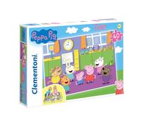 Clementoni 25458 - Puzzle de sol de 40 pièces - Peppa Pig