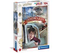 CLEMENTONI 25724 Super Color Harry Potter, Hogwarts Puzzle 104 Pièces