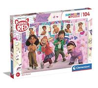 Clementoni 25747 Puzzle Disney Turning Red 104 pièces pour Enfants de 6 Ans, Puzzle coloré avec Une luminosité et Une intensité de Couleur spéciales, Jeu d'adresse pour Enfants