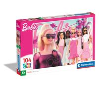 Clementoni 25752 Barbie Jigsaw 104 Pieces-Supercolor Children 6-8 Years, Cartoon