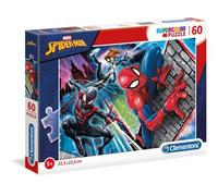Clementoni Puzzle Marvel Spider-Man 60 pièces – Supercolor – 33,5×23,5 cm – 4 ans+ – Recyclé